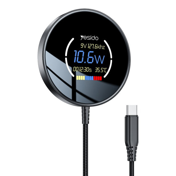 DS28 LED Power Display 15W Wireless Charging Dock