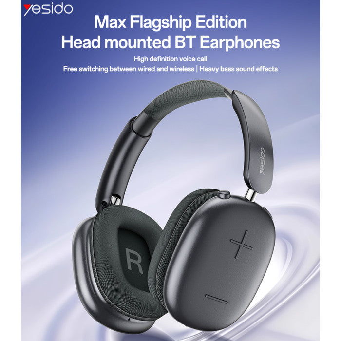 Yesido EP10 BT5.4 Wired&amp;Wireless Bluetooth Headset