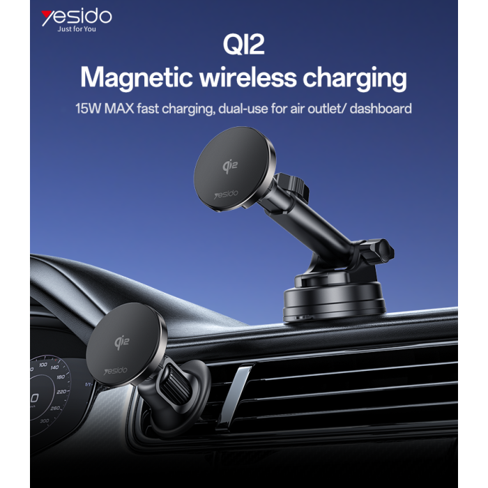 DS30 15W Wireless Fast Charging Magnetic Phone Holder