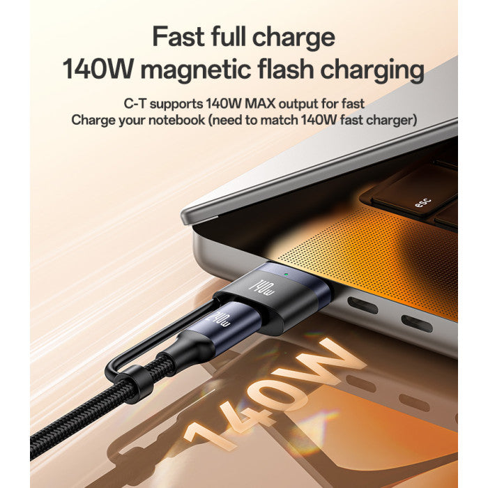 CA197 Type-C To Type-C/T 240W Fast Charging Data Cable