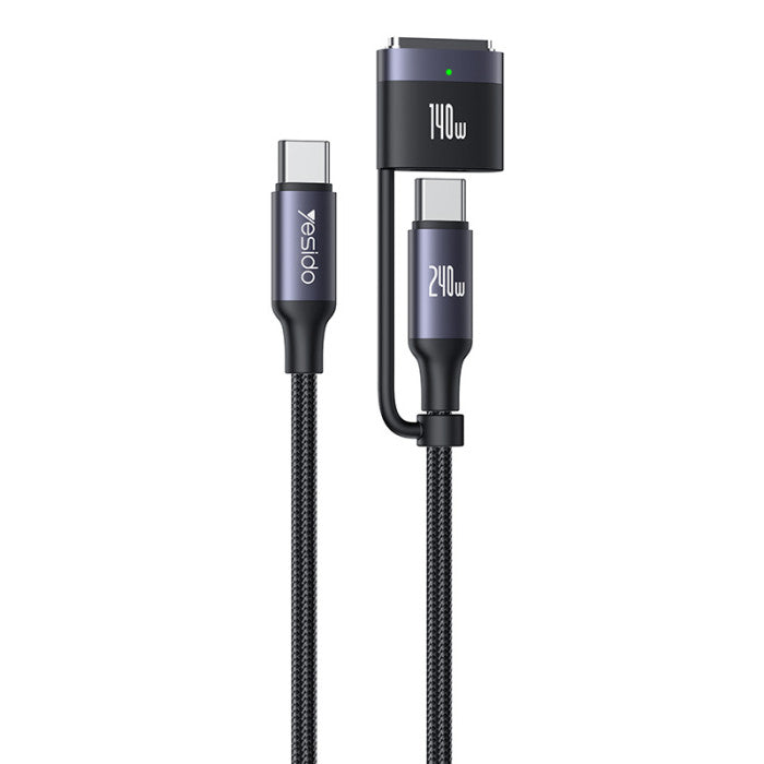 CA197 Type-C To Type-C/T 240W Fast Charging Data Cable