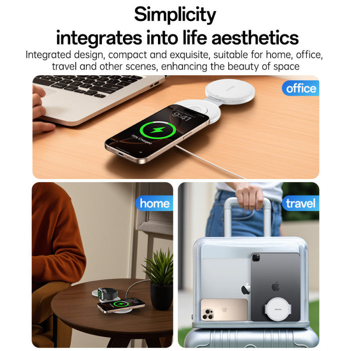 DS29 5 in 1 Multifunction Foldable Wireless Charger